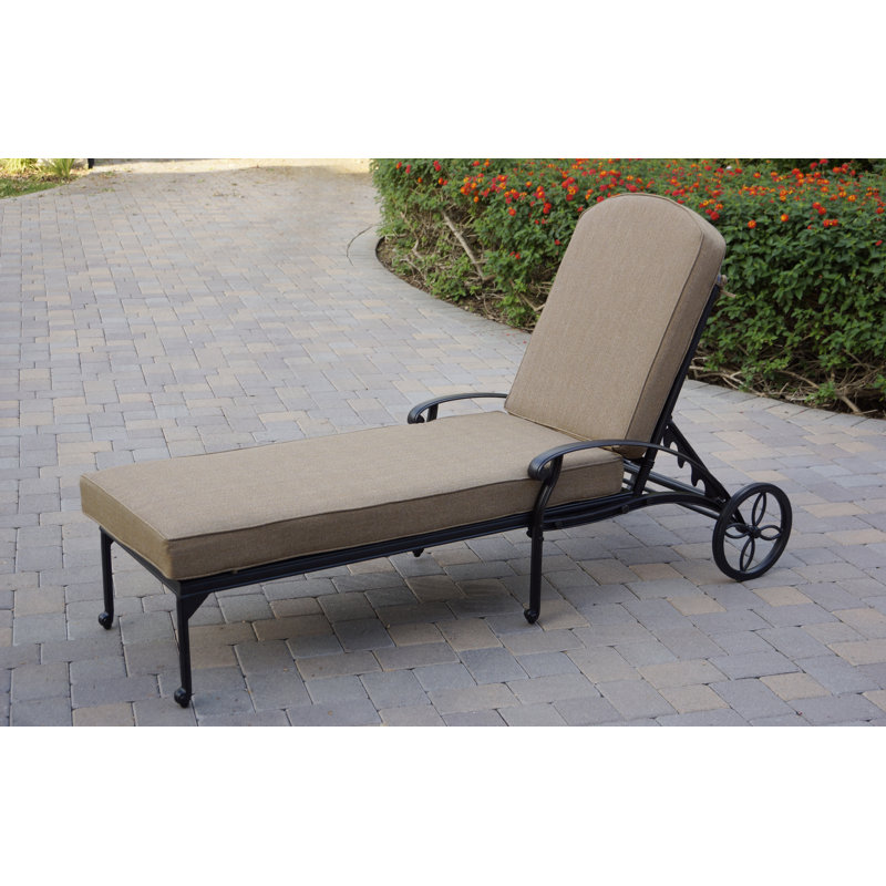 Three Posts™ Lebanon 86'' Long Reclining Chaise Lounge Set with